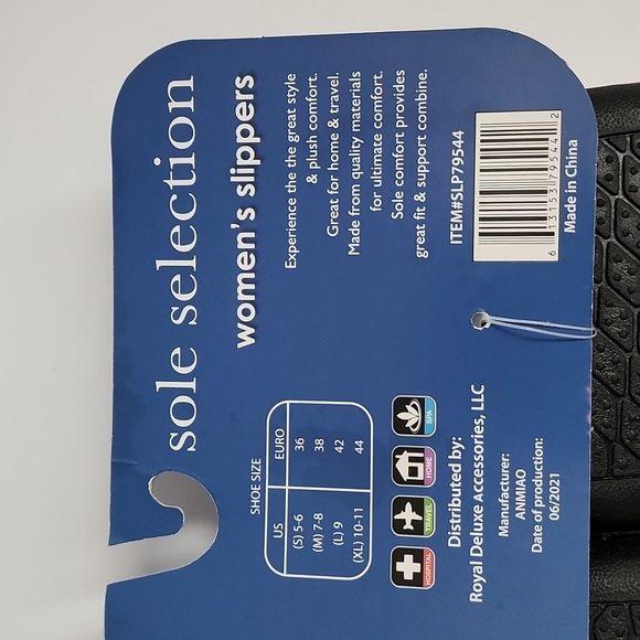 Royal Deluxe Memory Foam Slippers - Picture 7 of 11